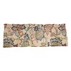 RLF Home 100% Cotton High Quality Silvia Tailored Window Valance with 1.5" Rod Pocket 50" W X 12" L Multi - 3 of 4