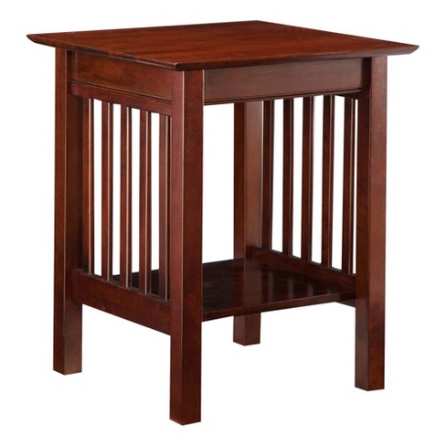 Printer Stand Classic Mission Walnut Atlantic Furniture Target