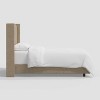 Austin Wingback Bed Cozy Faux Shearling - Threshold™ - 3 of 4