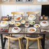 vancasso 24 Piece Round White Porcelain Dinner Set with Dinner Plate, Dessert Plate£¬Soup Plate and Pasta Bowls for 6 - 4 of 4