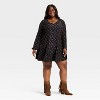 Women's Bell Long Sleeve Godet Mini A-Line Dress - Universal Thread™ - 3 of 3