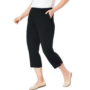 Woman Within 7-Day Knit Capri - 1 of 4