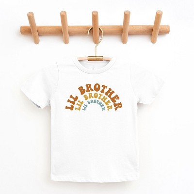 The Juniper Shop Lil Brother Stacked Curved Toddler Short Sleeve Tee