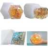 JDICTION 4-Piece Resin Mold Kit - 4 Inch 3D Dice, Triangle, Pentagon & Candle/Chocolate Molds For Candle & Soap Making - 2 of 4