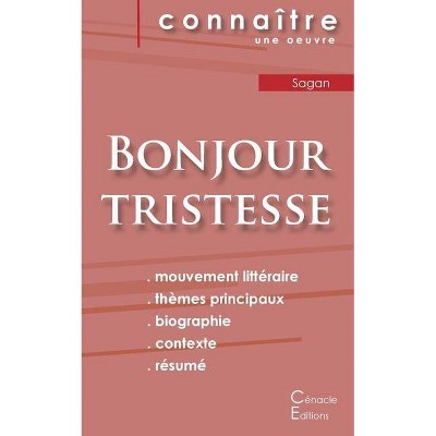 Fiche de lecture Bonjour tristesse de Françoise Sagan (Analyse littéraire de référence et résumé complet) - (Paperback)