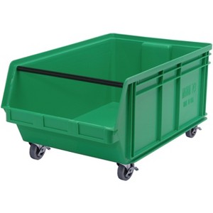 Quantum Storage Systems Magnum Bin, Mobile, 29"L X 18-3/8"W X 14-7/8"H, 150 Lbs. Stack Capacity - 1 of 1