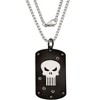 Marvel The Punisher Stainless Steel (316L) Pendant, 22'' Box Chain - 2 of 2