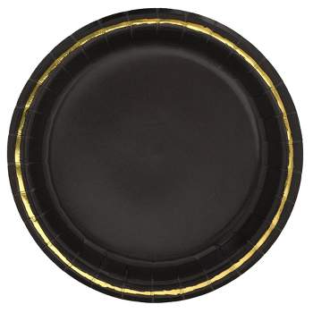 Paper Plate Round Shape Gold 10cm (2.500 Units)