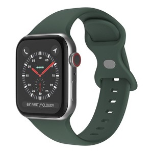 Link Apple Watch Compatible Soft Silicone Sport Band Waterproof Mens Womens For Series SE 7 6 5 4 3 2 1 - 1 of 4