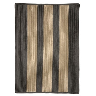 Colonial Mills Boat House - Gray 2 Ft x12 Ft Runner (Rectangle) Rug Indoor/Outdoor 100% Polypropylene