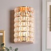 LNC Brusmogan 6.4-in 1-Lights Luxury and Glam Flush Mount Integrated LED Wall  Lights,Polished Gold with Crystal - 2 of 4