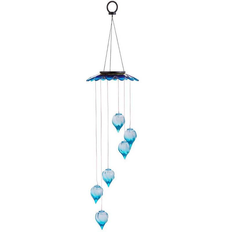 Wind & Weather Solar-Powered Lighted Color-Changing Teardrop Mobile, 1 of 10
