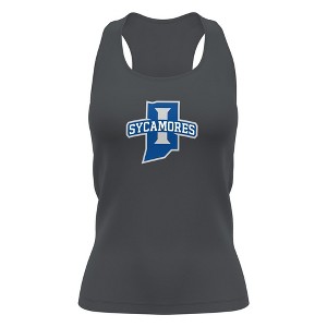 Women's Indiana State University Adult Sport Tank Top Primary Logo - 1 of 4