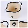 REGALWOVEN Odorless Cotton Rope Handcrafted Breathable Compact Size Open Storage Bins 7.5*7.1*7.9in, 9.8*8.3*10.6in 2 Packs - 2 of 4