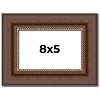 PosterPalooza | Photo Size Traditional Brown Picture Frame - UV Acrylic, Foam Board Backing, Hanging Hardware - 2 of 4