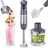 Mueller Hand Blender, 800W 12 Speed and Turbo Mode - Silver - 2 of 4