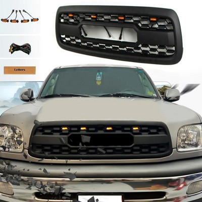 HANPURE Front Grille For 1st Gen 2000 2001 2002 Toyota Tundra Trd Pro Grill With Letters W/E Light