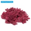 Unique Bargains Wedding Party Thanksgiving Halloween Decoration Autumn Artificial Maple Leaves - 3 of 4