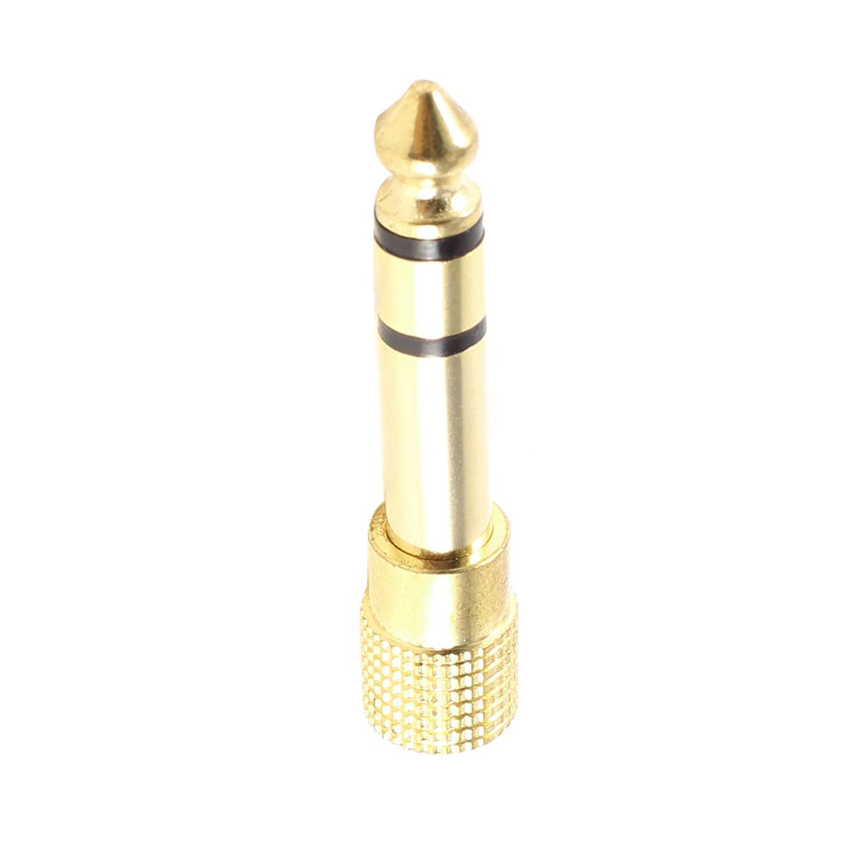 Unique Bargains Metal Gold Tone Microphone Connector 1 Pc - thumbnail 4