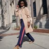 Lands' End Women's Knit High Rise Relaxed Straight Leg Side Stripe Pants - 4 of 4