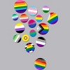 Adult Design By Humans Rainbow LBGTQIA+ Pride Badges By Roadhouse Tank Top - 2 of 2
