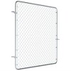 Outsunny Garden Gate Chain Link Fence Gate, Galvanized Steel Garden Door for Yard Entrance Way - 4 of 4