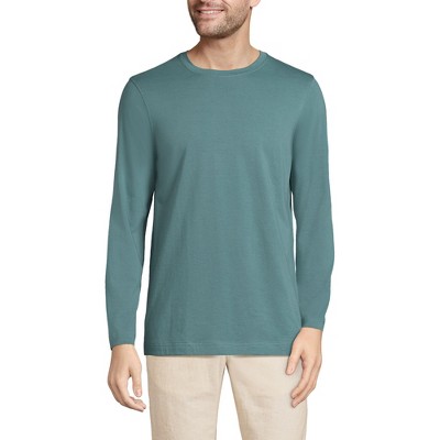 Lands' End Men's Long Sleeve Cotton Supima Tee