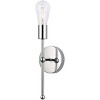 Elegant Lighting Keely 1 light chrome wall sconce - 3 of 4