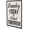Northlight Laundry Today Or Naked Tomorrow Metal Wall Sign - 16" - 4 of 4