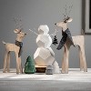 Sullivans Decorative Chirstmas Deer Set of 3, Tabletop Christmas Decorations; 10"H  12.75"H & 15.5"H Multicolored - 3 of 4