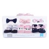 Hudson Baby Infant Girl Headband and Socks Giftset 6pc, Navy Love, One Size - 2 of 2