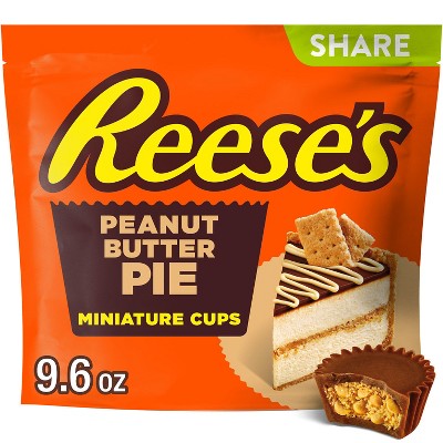 Reese's Peanut Butter Pie Miniature Cups Milk Chocolate Share Pack - 9.6oz
