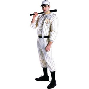 Imposta Costumes Men's Old Tyme Baseball Player Costume Suit White L - 1 of 2