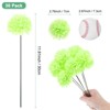 Unique Bargains Artificial Chrysanthemum Ball Flowers Silk Bouquets Real Touch 11 Inch 30 Pcs - 3 of 4