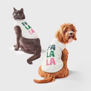 Falala Crewneck Pet Shirt - Boots & Barkley™ - 1 of 4