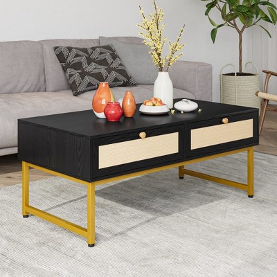 Multi-Functional Rattan Coffee Table