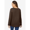 Woman Within Plus Size Perfect Long-Sleeve V-Neck Tee - 3 of 4