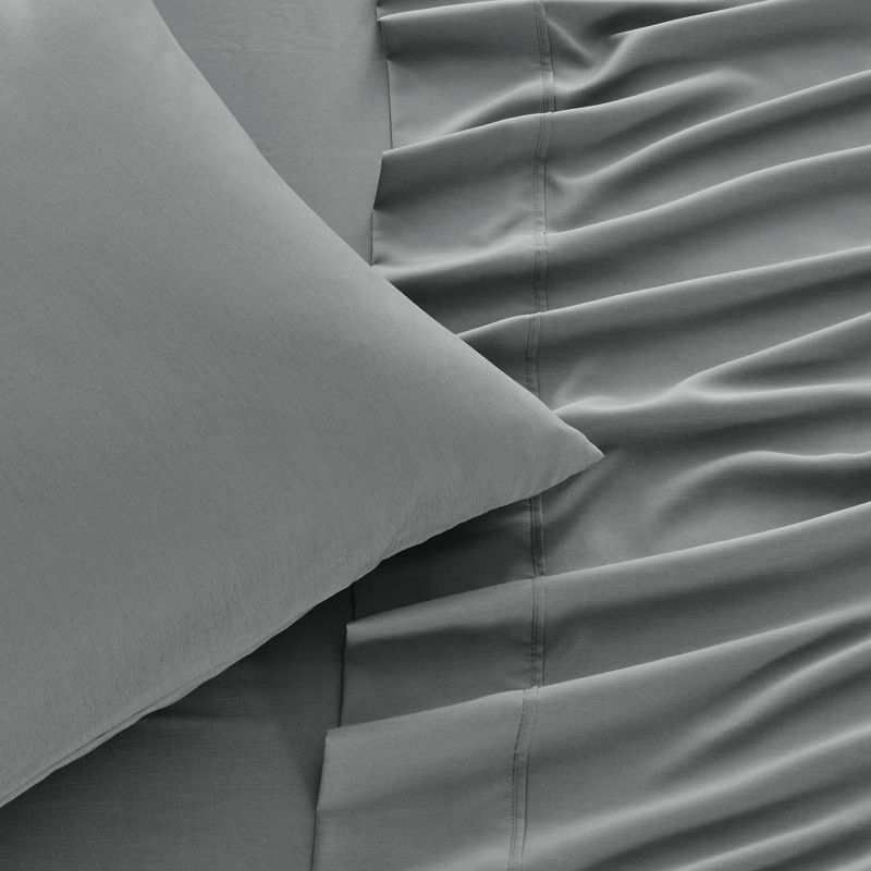 Blend of Rayon from Bamboo Wrinkle-Resistant Sheet Set - Great Bay Home, 4 of 7