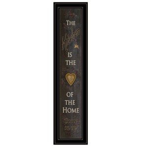 "Kitchen is the Heart of the Home" By Trendy Decor 4U, Ready to Hang Framed Print, Black Frame - 1 of 1