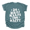 Simply Sage Market S.W.Smiley Makes You Happy Smiley Face Garment Dyed Tee - 2 of 4