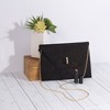 Pavilion Gift Company - Valerie Black - 10.5" x 0.5" x 7.5" Oversized Clutch - Handbags - 2 of 4