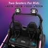 2 Seater 24V Ride On Car,Electric Vehicle Utv Car for Kids,400W Motors Electric Truck with Remote - 4 of 4