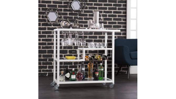 Zephs Bar Cart with Smoked Mirror - Holly & Martin, 2 of 13, play video
