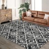 5x7 Washable Rug Modern Geometric Rug with Non Slip Backing Foldable Low Pile Carpet Ultra - 2 of 4
