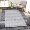 Modern Bordered Rug Washable Area Rugs for Living Room Bedroom - 2 of 4