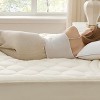 Premium Protection Mattress Protector with Embroidered Brushed Fabric and Deep Pocket Design - 3 of 4