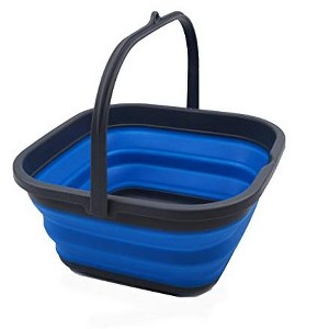 SAMMART 5.5L (1.4 Gallon) Collapsible Square Handy Bucket/Foldable Square bucket - 1 of 4