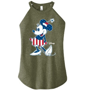 Women's - Disney - Americana Graphic High Neck Tank - 1 of 3