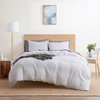 Nestl 3 Piece Tufted Boho Duvet Cover, Textured Duvet Cover Set with Zipper Closure - 3 of 4