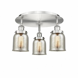 Bell - 3 Light Flush Mount In Art Deco Style-9.25 Inches Tall and 16.75 Inches Wide - 1 of 1